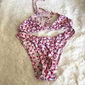 Rusty Floral Pink Bikini Set